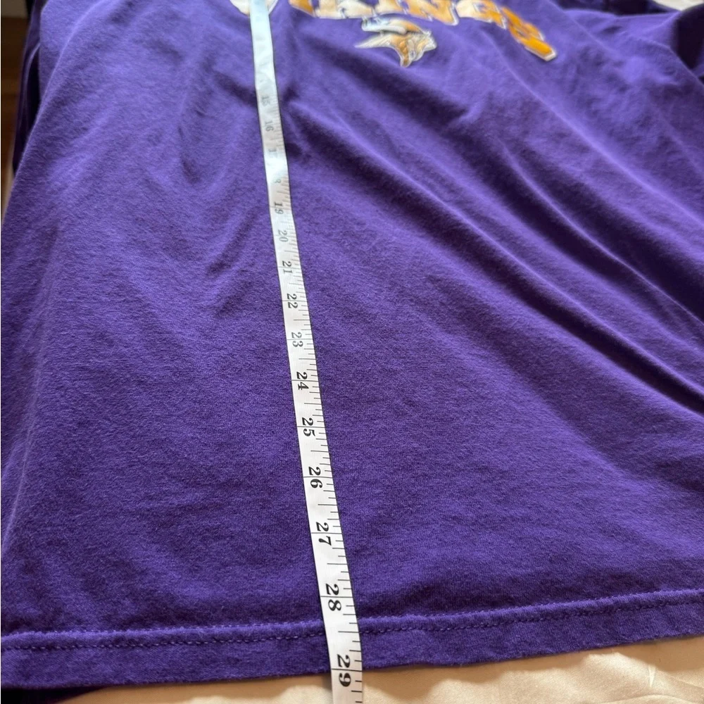 NFL Team Apparel Purple Long Sleeve Tee  Minnesota Vikings - Picture 7 of 8